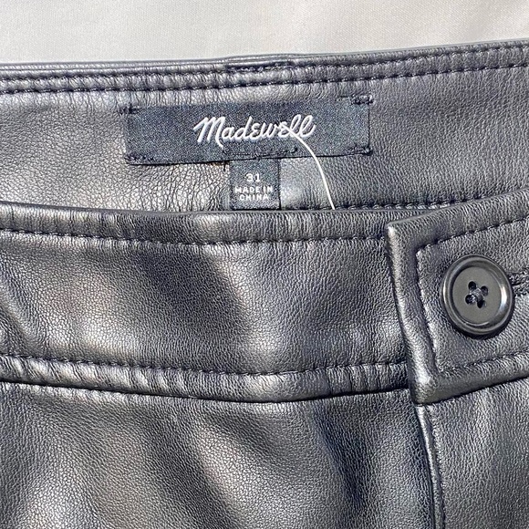 Madewell Vegan Lather Wide-Leg Pants - Picture 4 of 4